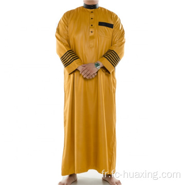 Thobe pour les hommes musulmans thobe islamiques arabes vêtements